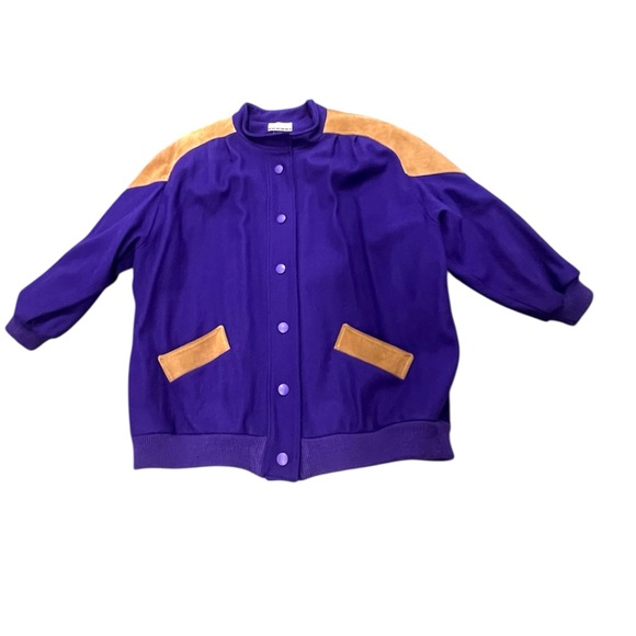 Diana Marco Wool/Suede Jacket - Picture 7 of 16